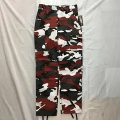新品未使用 ROTHCO ロスコ カーゴパンツ サイズS レッドカモ