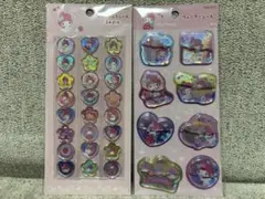 【正規品】マイメロディ　シール2種セット　ウォーターシール、おはじきシール
