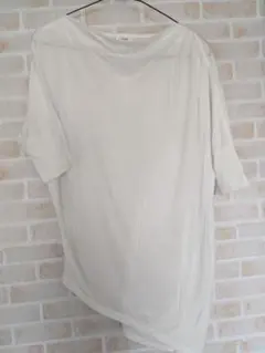 PLST プラステ アシンメトリー 半袖Tシャツ ホワイトのサムネイル