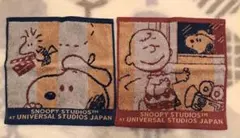 【新品・未使用・】スヌーピー・チャーリー・ブラウン ハンカチセット2枚+おまけ