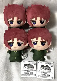 ジョジョの奇妙な冒険 スターダストクルセイダース ちびぐるみ 花京院 4点 ⑸