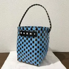 希少 MARNI マルニ　フラワーカフェ ワンハンドルバスケット カゴバッグのサムネイル