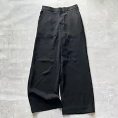 ドレステリア ワイドパンツ【36】ブラック