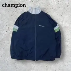 championトラックジャケット 刺繍ロゴ 海外古着