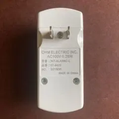 オーム電機 ￼常夜灯 NIT-ALA6MC-L 07-08420 201806