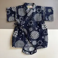 甚平 ロンパース　70 くろわっさんず べべ