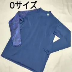 アスレタ　インナー　ネイビー　Oサイズ　迷彩　裏起毛