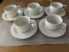 たち吉　アダムとイブ　コーヒーカップ5個セット