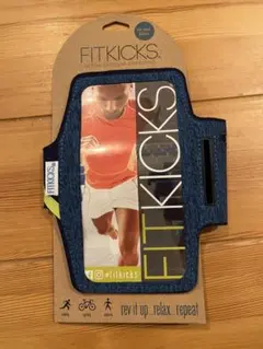 FITKICKS アームバンド スマートフォンケース【色　ブルー】