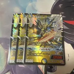 聖霊超王 H・アルカディアス 4枚 ボルシャックハイパードラゴン 1枚