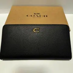 コーチ COACH 長財布 CC489 ブラック