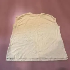 黄色ノースリーブ トップス