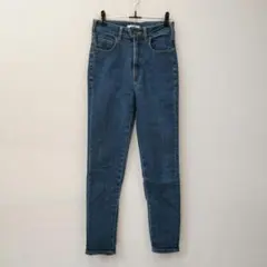 SNIDEL スナイデル ブルー スキニーデニム Sのサムネイル
