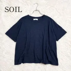 SOIL ソイル 半袖 　コットン 綿 カットソー 日本製のサムネイル