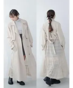 jumelle 【袖取り外し可能】lady trench coat