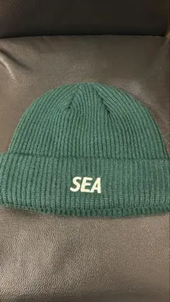 WIND AND SEA ニット帽 ビーニー グリーン