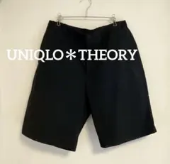 UNIQLO＊THEORY 感動イージーショートパンツ BLACK Ｌサイズ