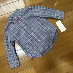 Ralph Lauren チェック コットン オックスフォード　ワークシャツ