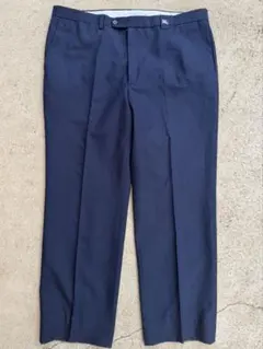 90s Burberrys ワイドツータックスラックス ネイビー vintage