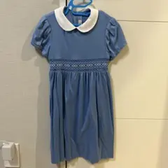 美品 傷や汚れなし】 マムエモア ワンピース グレー 幼稚園受験 95