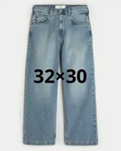 A*a様 Hollister ミディアムウォッシュ　スーパーバギージーンズ　W3