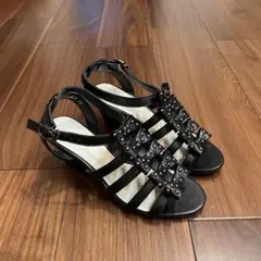美品！ JILLSTUART ウェッジソール レザー リボン サンダル 23cmのサムネイル