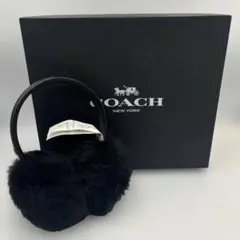 【美品】⭐️コーチ COACH イヤーマフ ブラックファー 防寒具