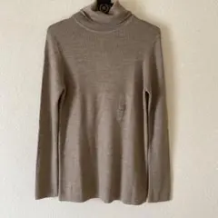 新品　ユニクロ　エクストラファインメリノ　リブタートルセーター　XXL ベージュ