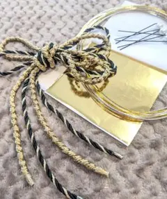 成人式　髪飾り　前撮り　水引　金箔