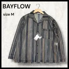 新品タグ付✨BAYFLOW パターンレースシャツ M シアー ユニセックス可