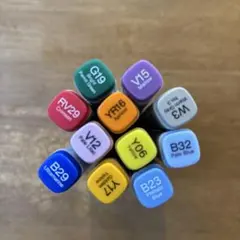 Copic マーカーセット 11色