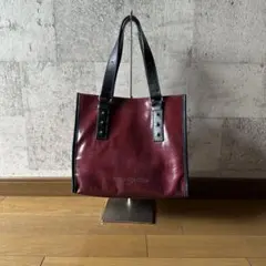 90s Jean Paul Gaultier スタッズハンドバッグ　ボルドー