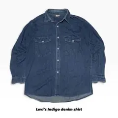 Levi's リーバイス 日本製 定番 デニムシャツ インディゴ ワークシャツ