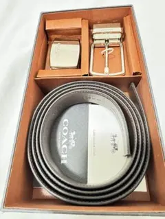 COACH メンズ ベルト リバーシブル ギフトセット