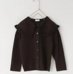 LOWRYS FARM フリルカラーニット