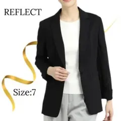 ★極美品★リフレクト　匠ジャケット　黒　テーラードジャケット　洗える　春秋