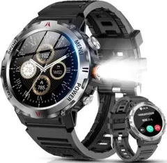 「新品」スマートウォッチ 軍用規格 GPS 通話 防水