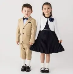 petit main 120 男の子スーツ4点セット