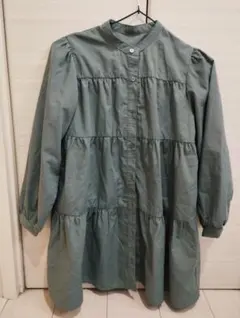 ワンピース　バンドカラー　140　ガールズ　女の子