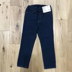 未使用品　無印良品 スリムフィットパンツ　110 デニム ストレッチ