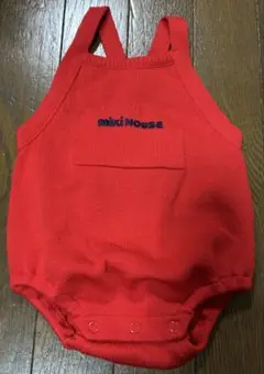 ミキハウス　ベビー　キッズ　ベビー服　赤 ニット　ロンパース　85cm