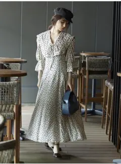 値下げ　SNIDEL スナイデル ビッグクラシカルワンピース