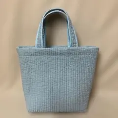 ヌビバッグ　トートバッグ(ライトブルー) 手提げ用
