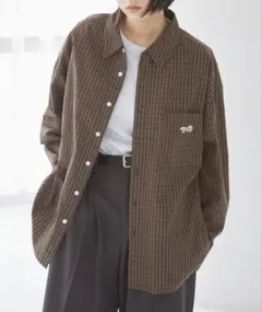 【未使用】ペニーズ 別注 THE FOX ロゴ 長袖シャツ