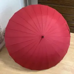 超軽量24本骨傘　江戸　紅×七宝のサムネイル