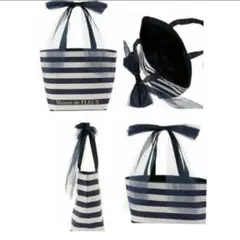 《即購入可》 Maison de FLEUR トートバッグ 黒