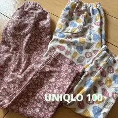 ユニクロ レギンスパンツ2枚　100