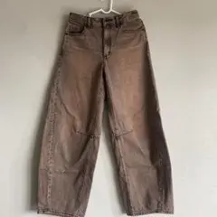 GU バレルレッグジーンズ　M