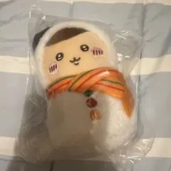 ちいかわ　エニマイくじ　E賞くりまんじゅう　マスコット　雪だるま