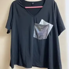 SHEIN CURVE Vネック 半袖Tシャツ 2XLのサムネイル